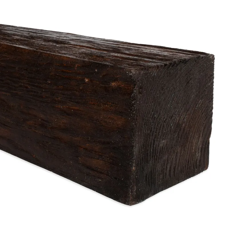 Nur Heute Elite Decor | PU-Balken "ED106" | Polyurethan | 120 x 120 mm | Eiche Dunkel | Deckenbalken