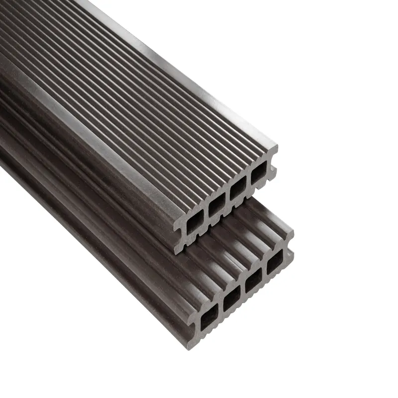 WPC Terrassendiele 14.5 x 2.6 cm Bodendiele Hohlkammer Exklusiv Graubraun Kovalex Kracherpreis