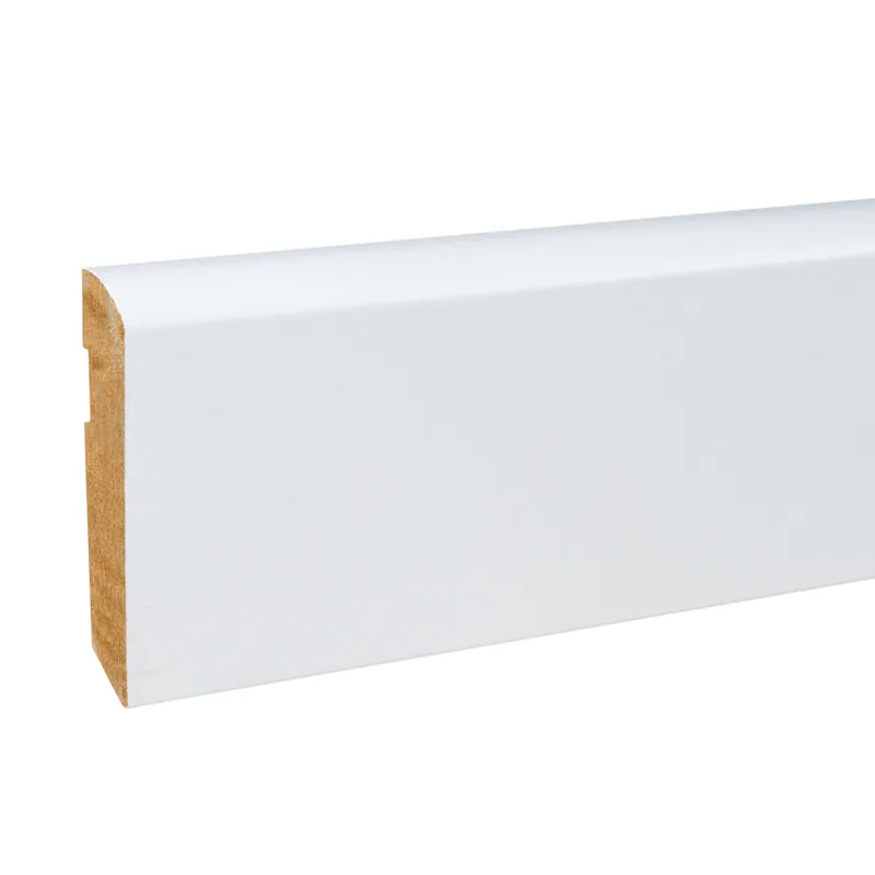 Schneller Versand Kosche | Sockelleiste | 77759 | 10 x 58 x 2500 mm | MDF | Uni Weiß | Schlicht | Klassisch