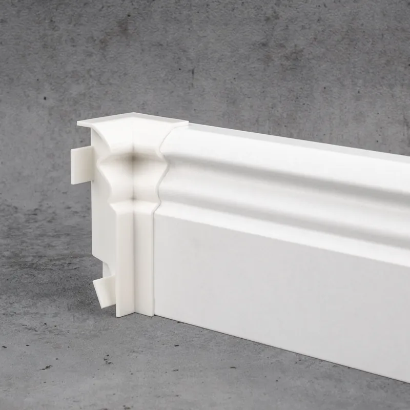 Aktuell Innenecken für Berliner Profil Sockelleiste 58 x 16 mm | Fußleisten Eckstück Kunststoff weiß robust