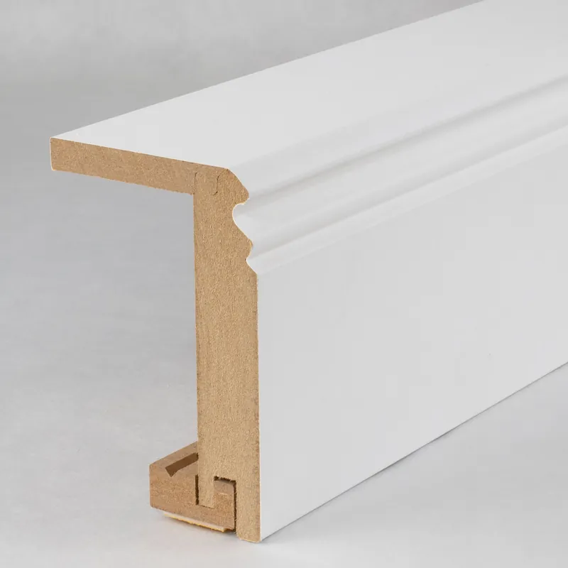 Heizrohrabdeckleiste Berliner Profil 64 x 96 x 2500 mm MDF foliert Weiß by PROVISTON Aktuell