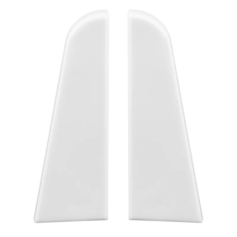 Endkappe für MDF Sockelleiste 19 x 58 mm | Fußleisten Endstück Kunststoff weiß robust Meistverkauft