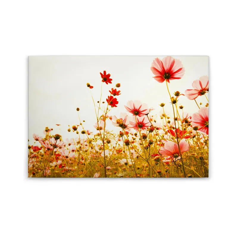 Abverkauf Tadessi Leinwandbild Floral Natur - 60 x 90 cm - M1-No.50036 - Keilrahmen in Rot Grün