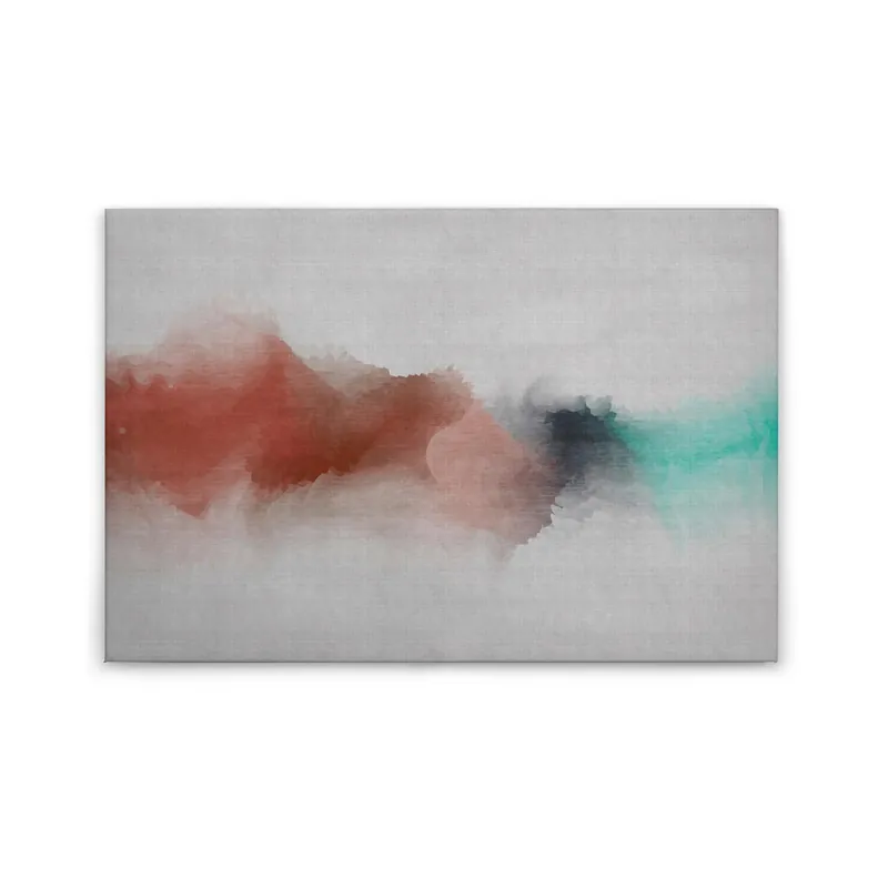 Angebot Tadessi Leinwandbild Abstrakt - 60 x 90 cm - M1-No.50247 - Keilrahmen in Rot Grau