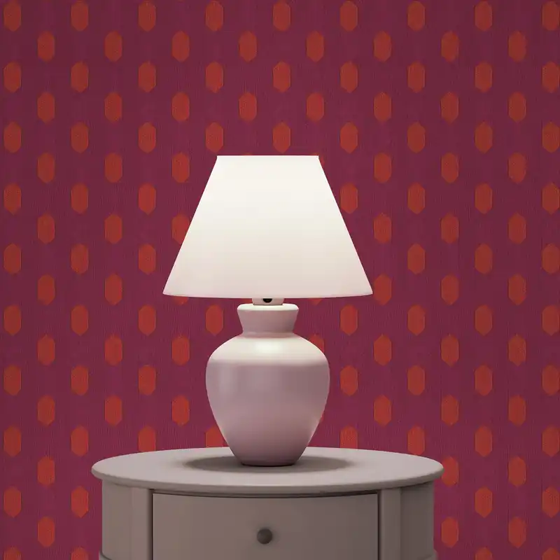 Tapete Vintage M1-No.2821 Vliestapete Lila Vintagetapete Retro Geometrisch Jetzt Kaufen