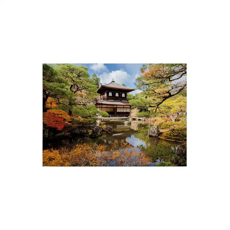 Billig Tadessi Leinwandbild Gebäude - 50 x 70 cm - M1-No.50257 - Keilrahmen in Grün Braun