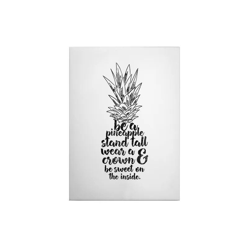Online Kaufen Tadessi Leinwandbild Zitate und Sprüche - 70 x 50 cm - M1-No.50385 - Keilrahmen in Weiß Schwarz