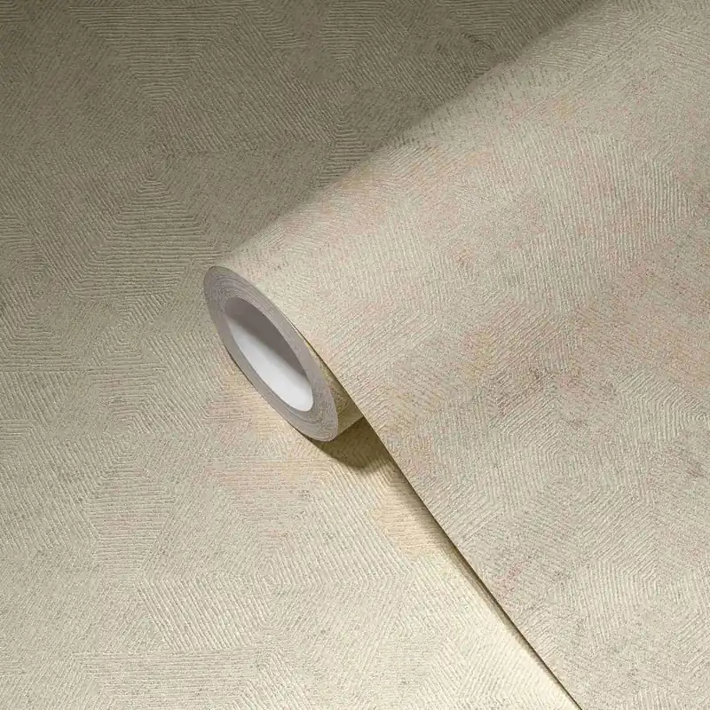 Echt A.S. Creation | MY HOME. MY SPA. | 386982 | Vliestapete | Geometrisch | 0.53 x 10.05 m | Beige
