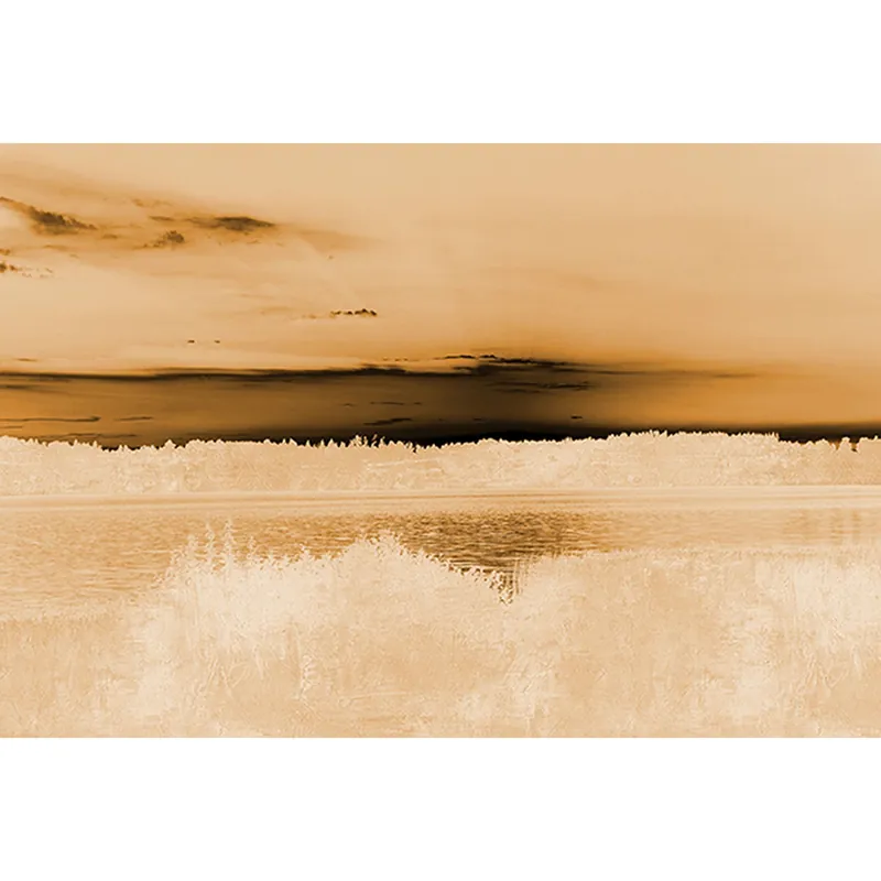 Jetzt Bestellen Tadessi Fototapete Landschaft M1-No.60170 Digitaldruck Tapete Orange Beige - See Natur