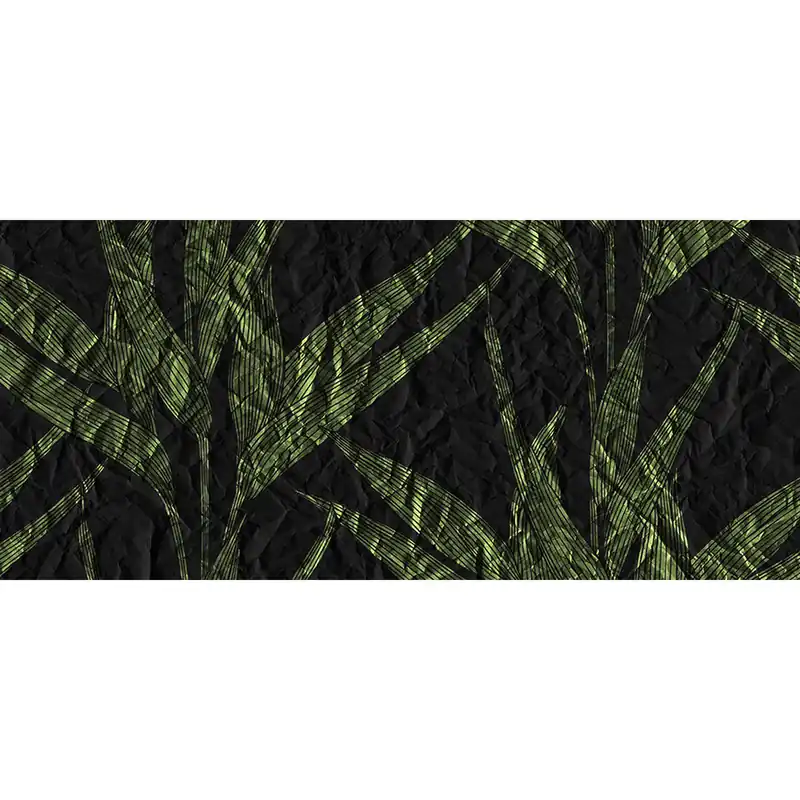 Sale Tadessi Fototapete Blumen M1-No.60236 Digitaldruck Tapete Grün Schwarz - Floral