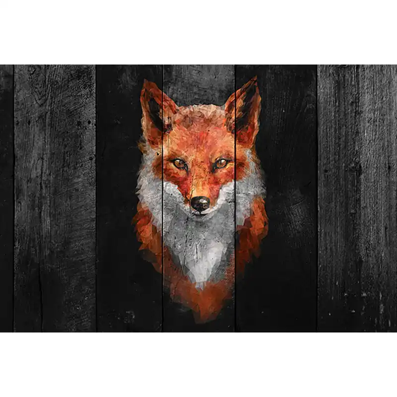 Top-Seller Tadessi Fototapete Tiere M1-No.60264 Digitaldruck Tapete Orange Weiß - Holzoptik Natur
