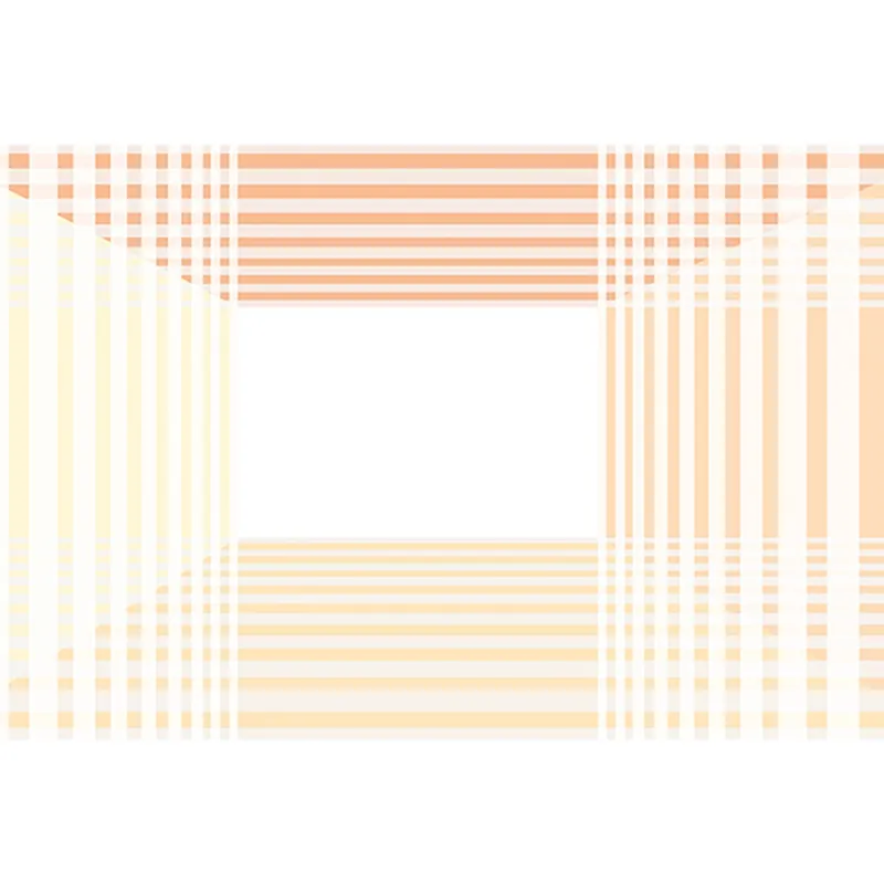Finale Aktion Tadessi Fototapete 3D M1-No.60270 Digitaldruck Tapete Orange Weiß - Modern Grafisch
