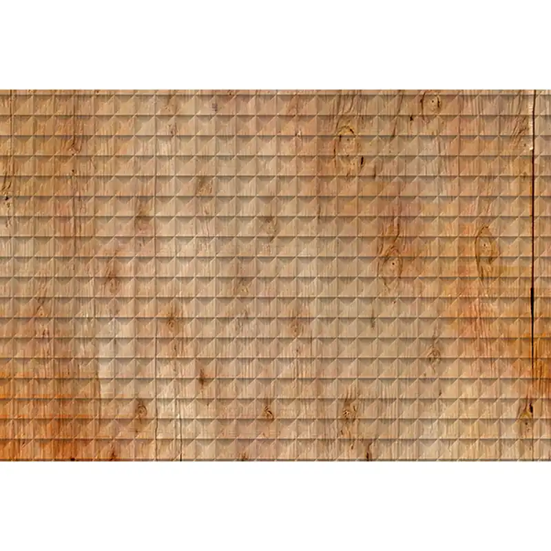 Zertifiziert Tadessi Fototapete Holzoptik M1-No.60287 Digitaldruck Tapete Braun Orange - Holzwand