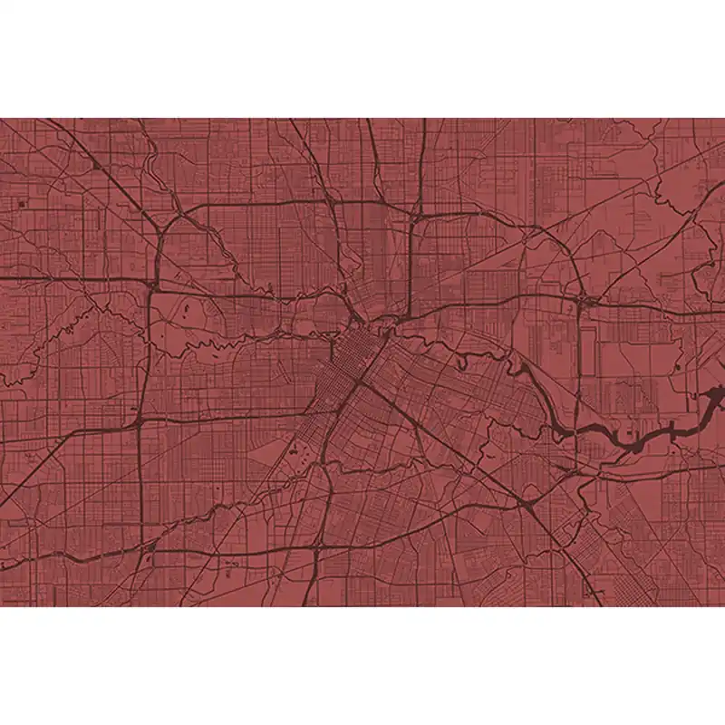 Neu Im Sortiment Tadessi Fototapete Stadt M1-No.60631 Digitaldruck Tapete Rot Schwarz - Stadtplan