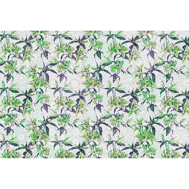 Jetzt Bestellen Tadessi Fototapete Blumen M1-No.60646 Digitaldruck Tapete Grün Blau - Lilie