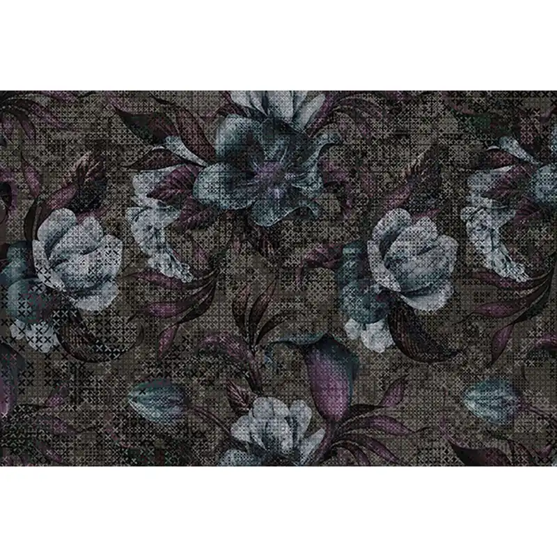 Günstig Tadessi Fototapete Blumen M1-No.60648 Digitaldruck Tapete Braun Weiß - Pflanzen Floral