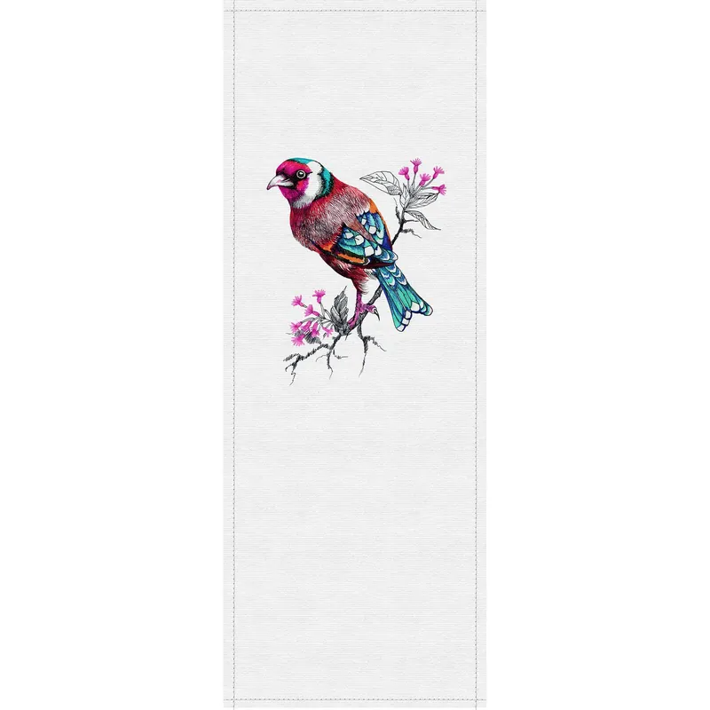 Online Kaufen Tadessi Fototapete Vögel M1-No.60936 Digitaldruck Tapete Rosa Weiß - Tiere Floral