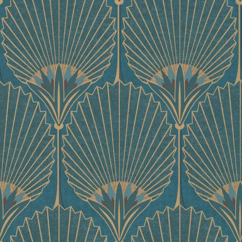Neu Vliestapete A54902 Blau Barock Asperia Grandeco