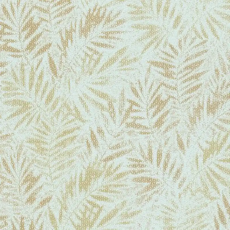 A.S. Creation | Travel Styles | 391204 | Vliestapete | Bäume & Blätter | 10.05 x 0.53 m | Türkis Neu Im Sortiment