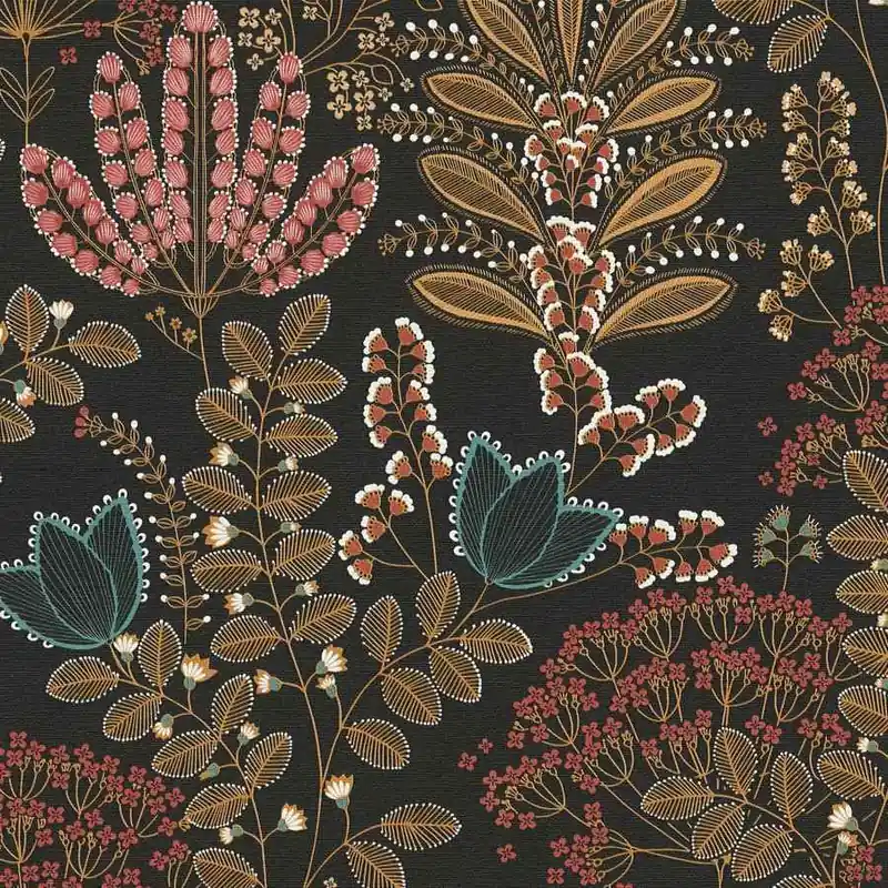 Angebot A.S. Creation | Famous Garden | 393495 | Vliestapete | Blumenoptik | 10.05 x 0.53 m | Schwarz
