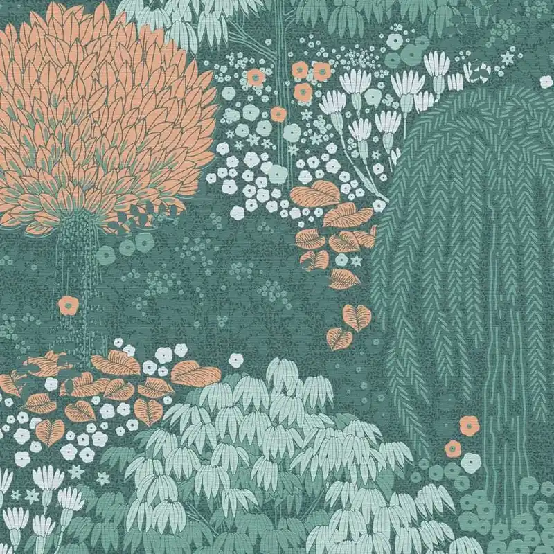 Preis Gesenkt A.S. Creation | Famous Garden | 393503 | Vliestapete | Bäume & Blätter | 10.05 x 0.53 m | Türkis