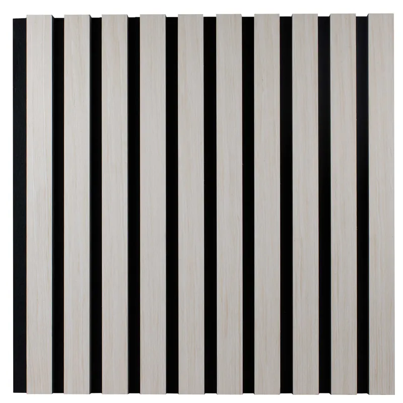 PROVISTON Akustik Wandpaneel 400 x 400 x 21 mm | Eiche hell MDF Akustik 3D Paneele Preiswert