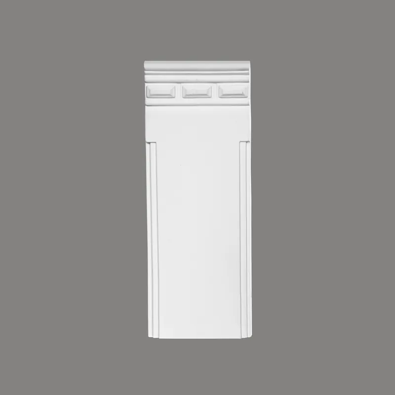 Highlight Mardom Pilaster Sockel D3012 Profoam 114 x 33 x 300 mm Weiß kombinierbar mit Pilaster D1541