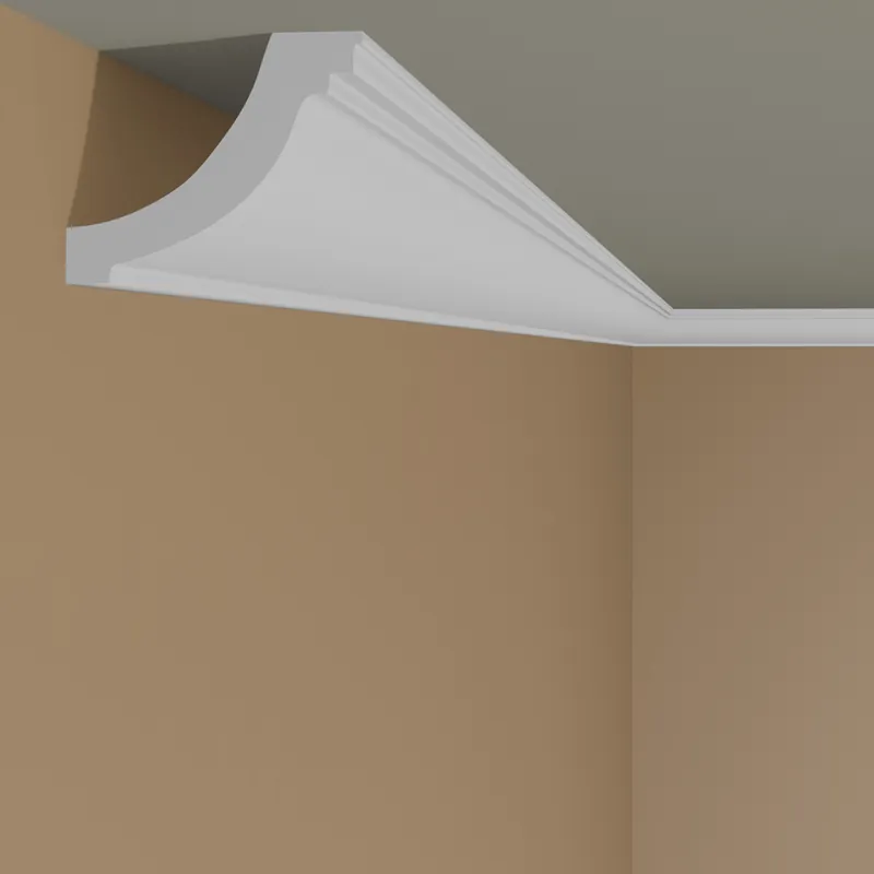 Direktkauf Mardom Deckenleiste MDB063 Profoam 55 x 45 x 2000 mm Weiß Stuckleiste