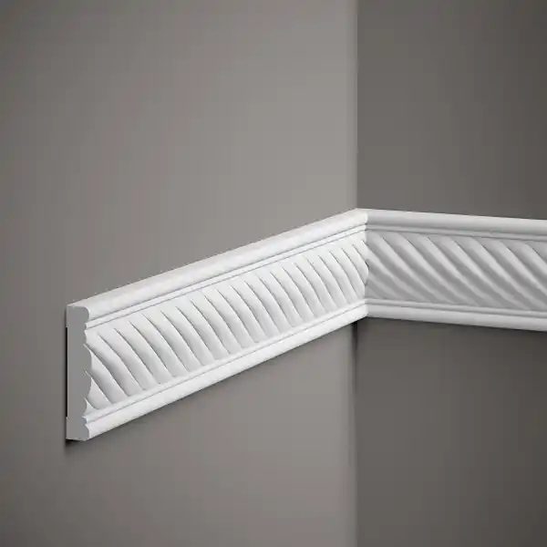 Mardom Wandleiste MDC239 Profoam 15 x 75 x 2000 mm Weiß Zierleiste Modern Schnäppchen
