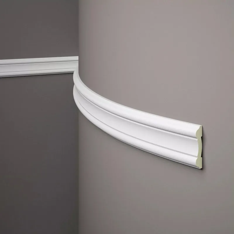 Mardom flexible Wandleiste MDD339F Profoam 19 x 81 x 2000 mm Weiß Zierleiste biegsam Ausverkauf