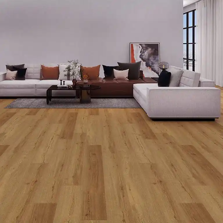 Check One Vinylboden 2467 Lohe 1220 x 182 x 5 mm Klick Vinyl Holzoptik Eiche Braun Geprüft