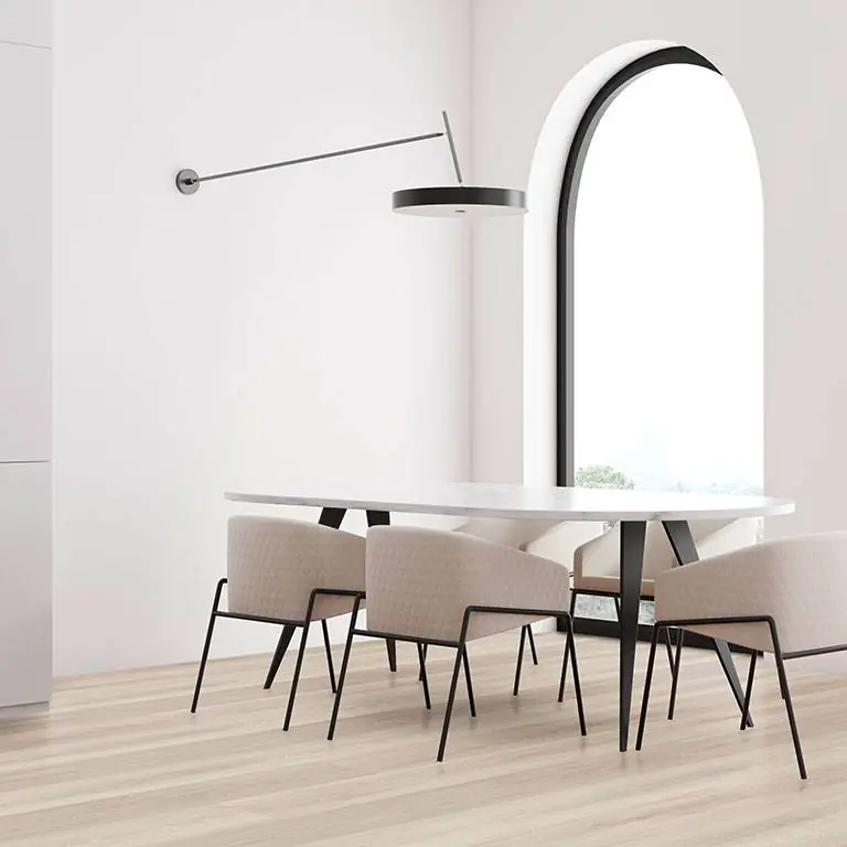 Check comfort Vinylboden 2514 Breda 1522 x 225 x 5 mm Klick Vinyl Holzoptik Eiche Hellbraun Geprüft