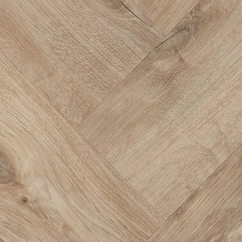 Sonderaktion Vinylboden AMARON Herringbone Windsor Eiche 592 x 148 x 5 mm Klickvinyl Braun NKL42