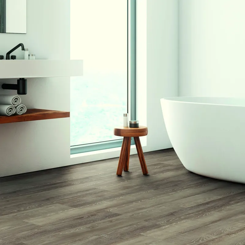 Nur Heute Vinylboden 24H3 HDF 8233H Designbelag 1235 x 230 x 11 mm Klick Vinyl Holzoptik Grau NKL32