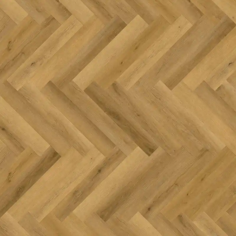 Markenprodukt Vinylboden 24H3 8154H Fischgrät Designbelag 609.6 x 101.6 x 5.5 mm Klick Vinyl Holzoptik Braun NKL31