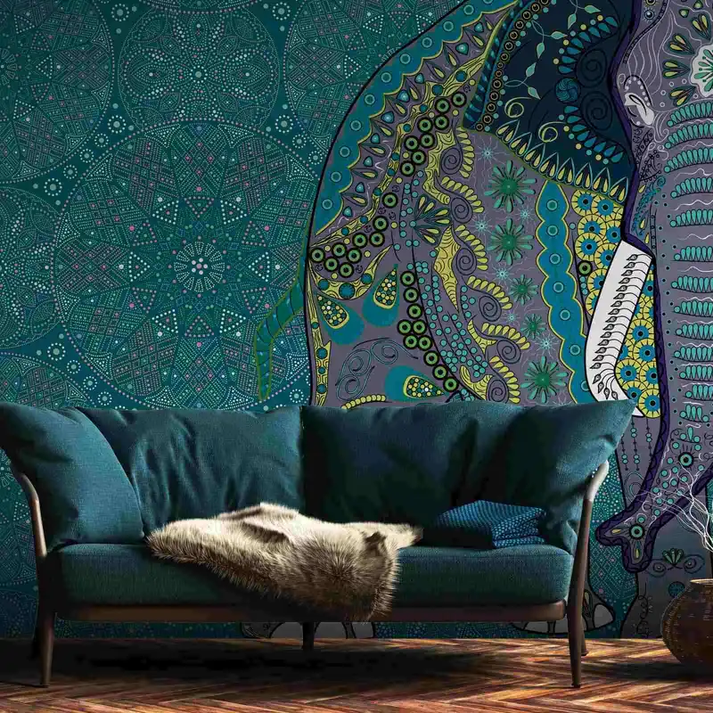 Super-Preis A.S. Creation Fototapete The Wall 382621 Ein Motiv pro Rolle Orientalisch Blau