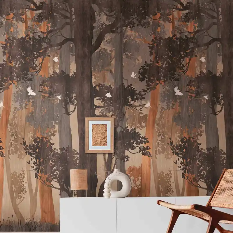 Sichere Zahlung A.S. Creation Fototapete The Wall II 392371 Ein Motiv pro Rolle Botanisch Braun