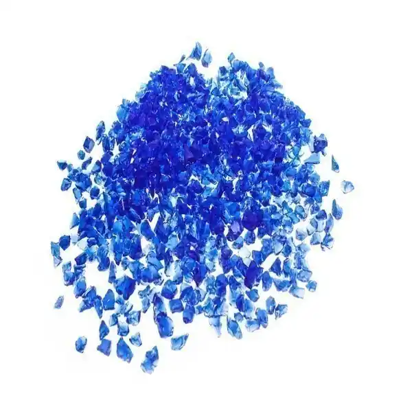 Preis Gesenkt Glassplitt Blue Violet 5 - 10 mm Glas Splitt Schöner Garten Dunkelblau Gartengestaltung GSH