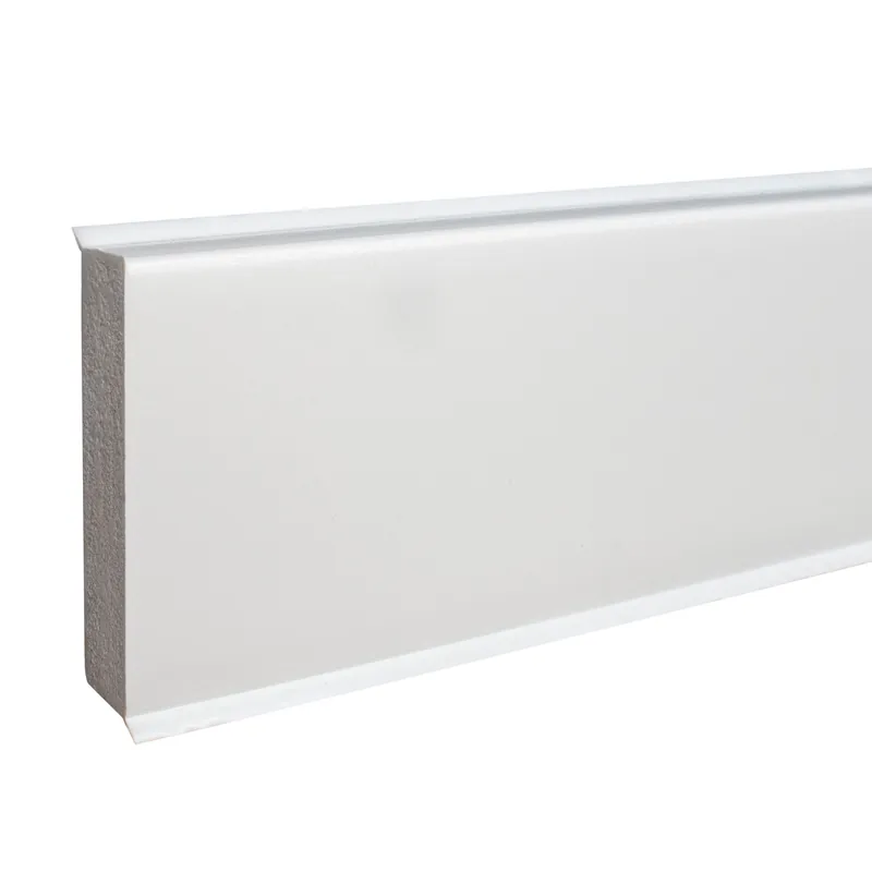 Preis Gesenkt PVC | Sockelleiste | Hartschaum | Fußleiste | Monopoli | 12 x 60 x 2500 mm | glatt | versch. Farben