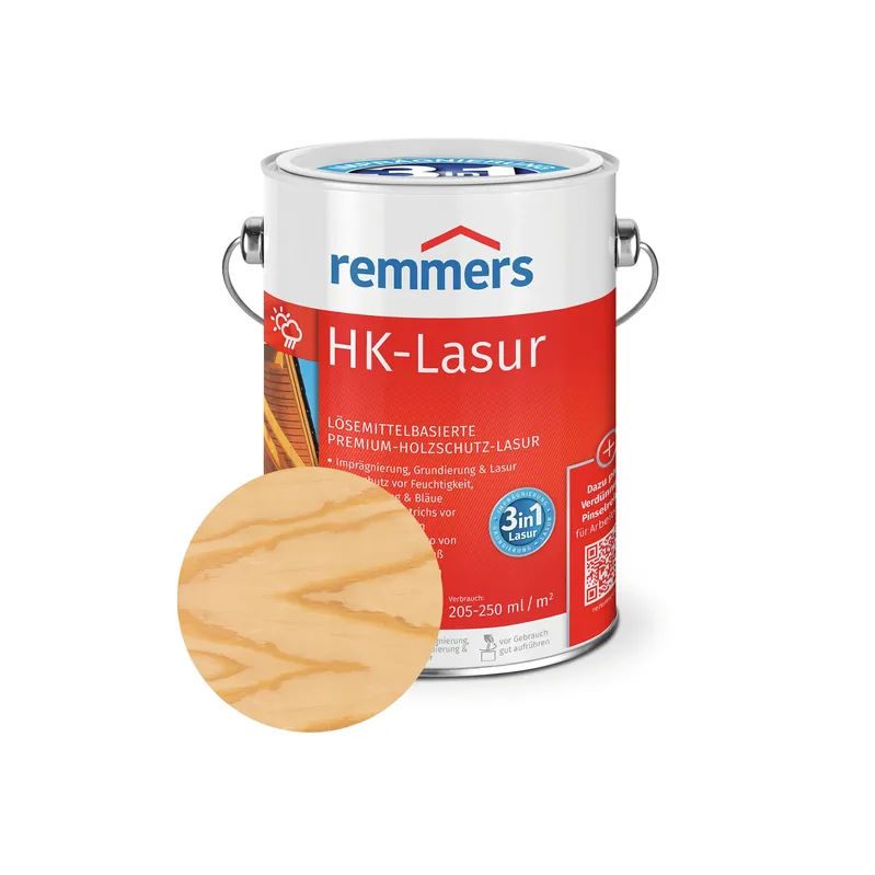 Remmers HK-Lasur | Premium-Holzschutz | Lösemittelbasis | Feuchteschutz | kostenfreie Lieferung Zertifiziert