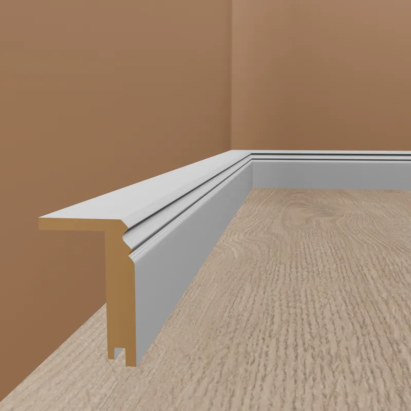Heizrohrabdeckleiste Berliner Profil 64 x 96 x 2500 mm MDF foliert Weiß by PROVISTON Bestseller