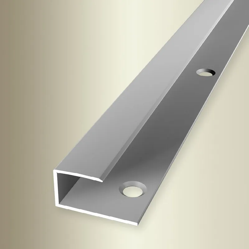 Abverkauf Küberit Einfass- & Abschlussprofile B 23 mm L 2700 mm Einfasshöhe 6 - 15.5 mm Alu elox