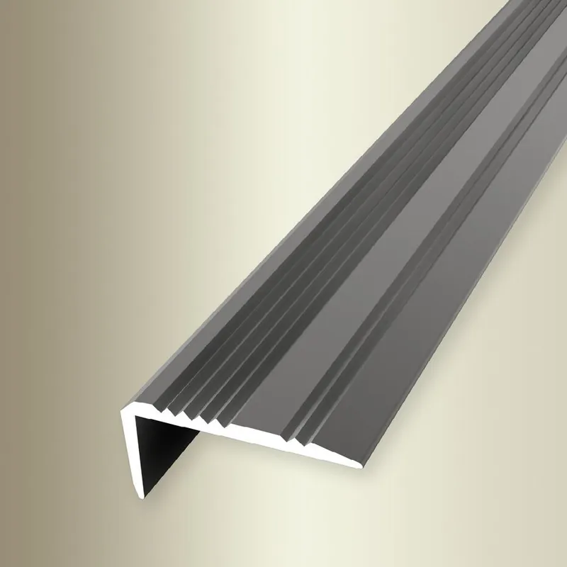 Bestpreis Küberit Treppenkanten- & Winkelprofile H 23 mm B 43 mm L 2500 mm Aluminium eloxiert