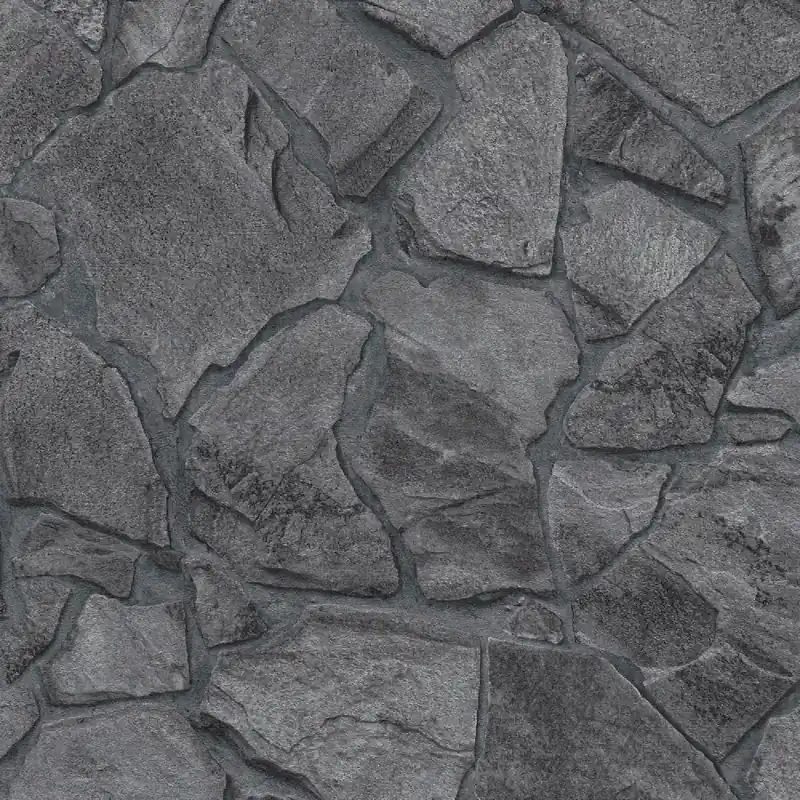 Günstig Vliestapete 389367 Schwarz Stein Beton Elements II A.S. Creation