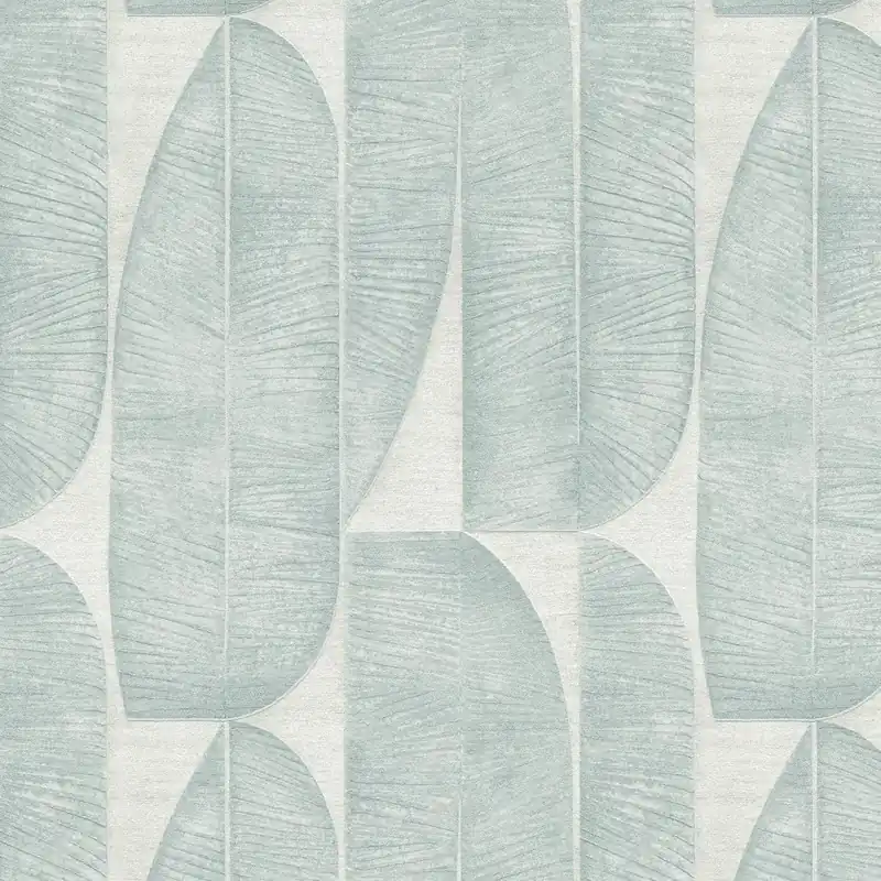 Aktuell Tapete Camilla Botanical Dschungel M1-No.11185 Vlies Grau Blau Tadessi 10.05 m x 0.53 m