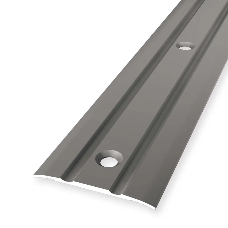 Übergangsschiene 2.5 x 38 mm Aluminium Übergangsprofil Geriffelt versch. Längen Küberit Super-Preis