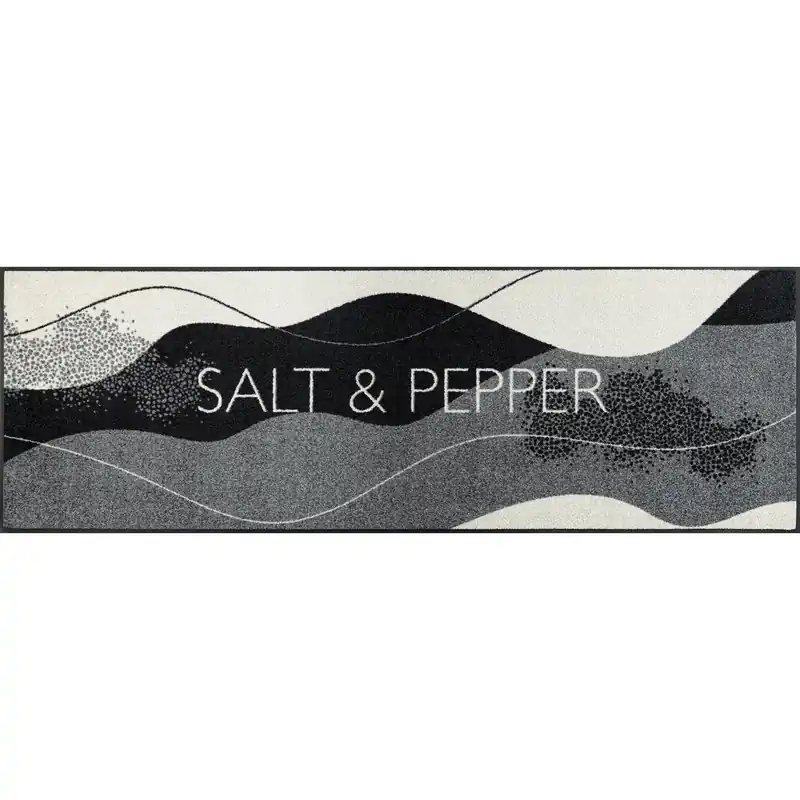 Sichere Zahlung Fussmatte Salt & Pepper 180 x 60 cm Schmutzfangmatte waschbar wash+dry Design