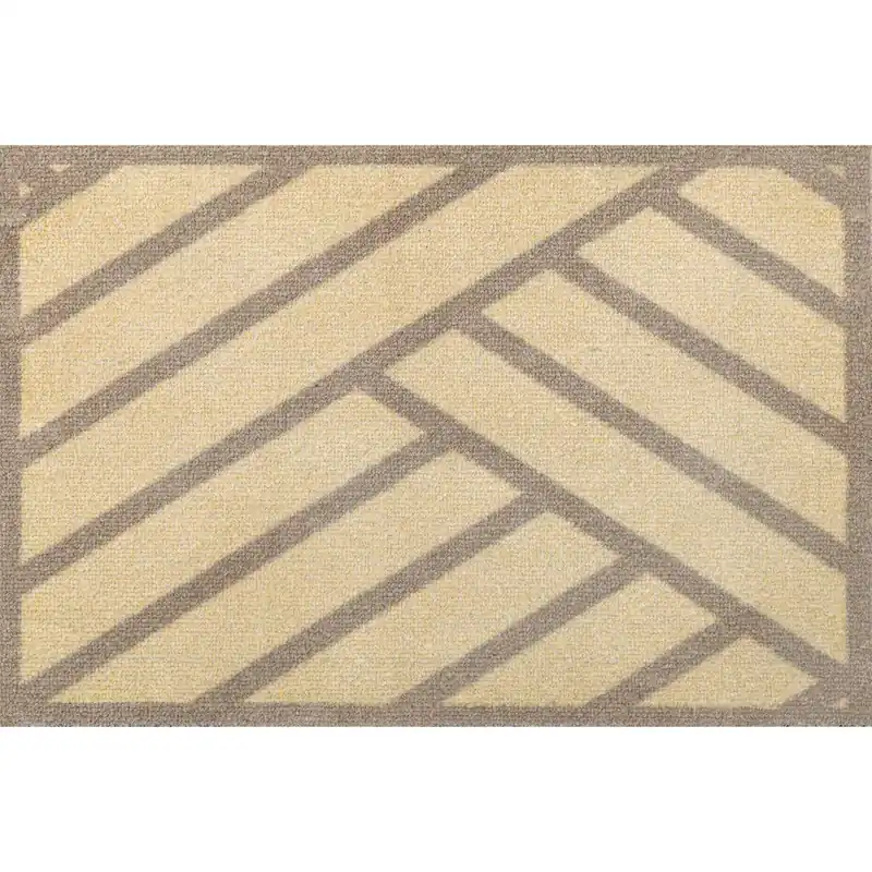 Fussmatte Rayas nature 72 x 50 cm Schmutzfangmatte waschbar wash+dry Dirt Trapper Mats Schnäppchen