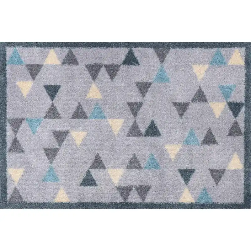 Fussmatte Triangles 72 x 50 cm Schmutzfangmatte waschbar wash+dry Dirt Trapper Mats Markenware