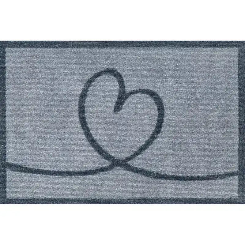 Fussmatte Lovita grey 72 x 50 cm Schmutzfangmatte waschbar wash+dry Dirt Trapper Mats Kracherpreis